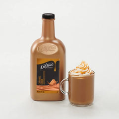 DaVinci Gourmet Classic Caramel Sauce added to espresso drinks for rich notes.