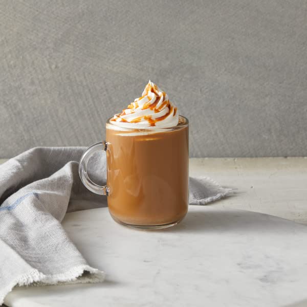 DaVinci Gourmet Classic Caramel Sauce swirled into hot cocoa for depth.