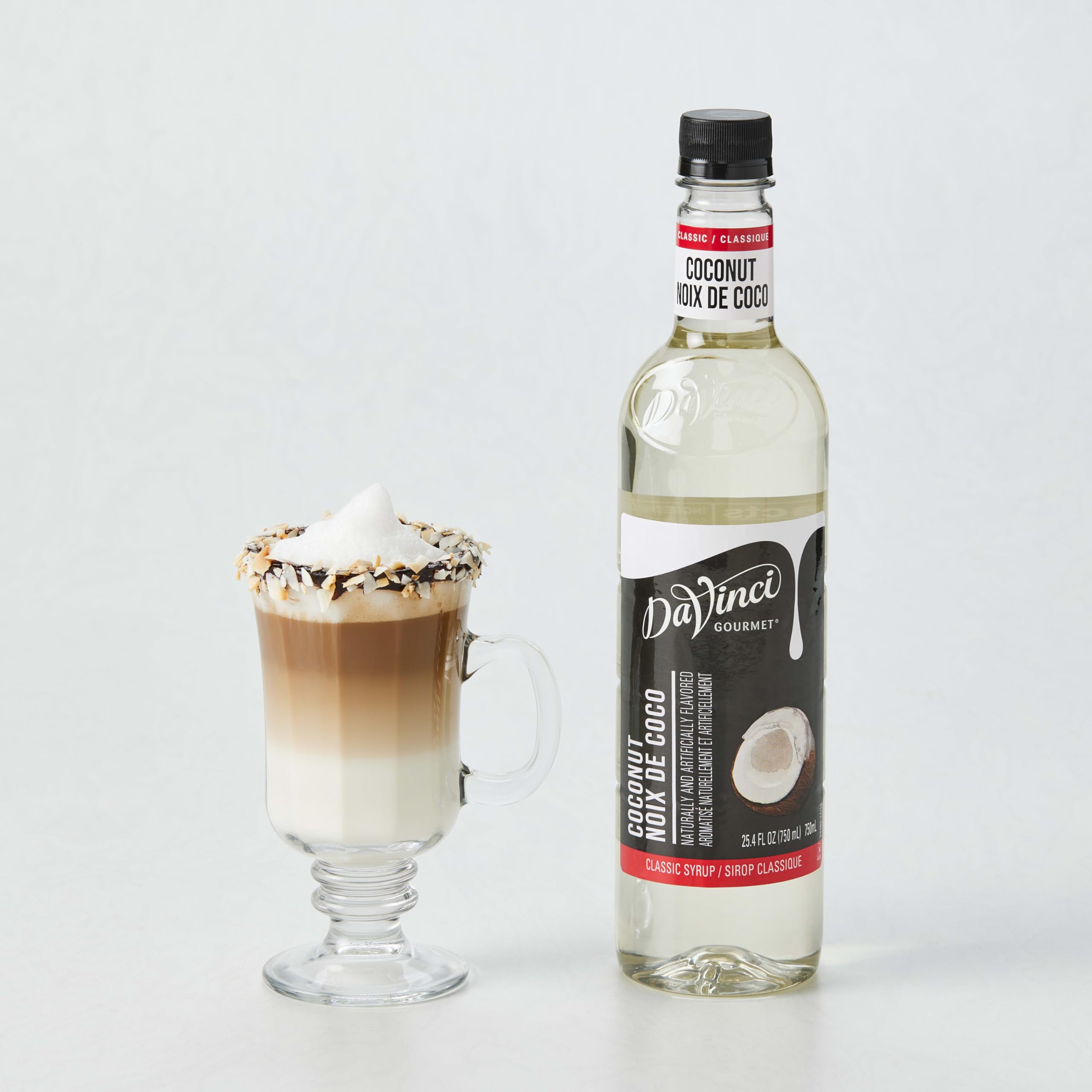 DaVinci Gourmet Classic Coconut Syrup kitchen creativity in action for drinks