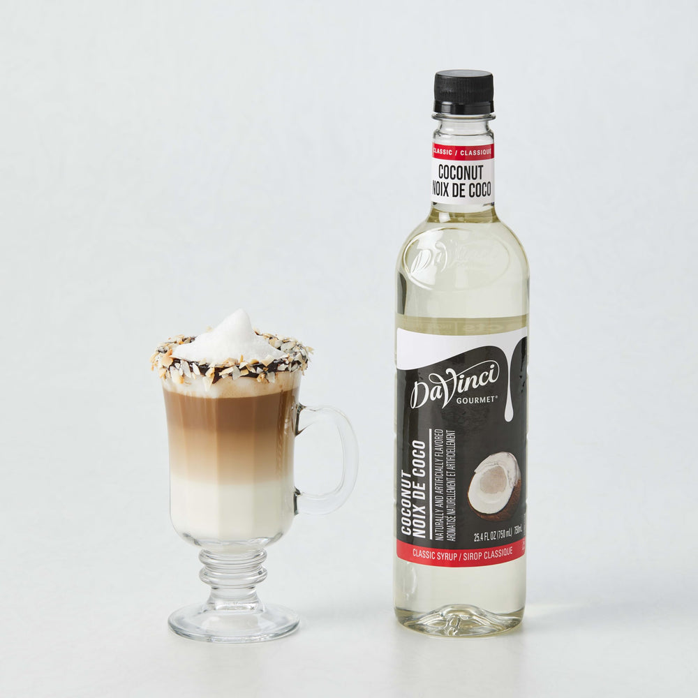 DaVinci Gourmet Classic Coconut Syrup kitchen creativity in action for drinks