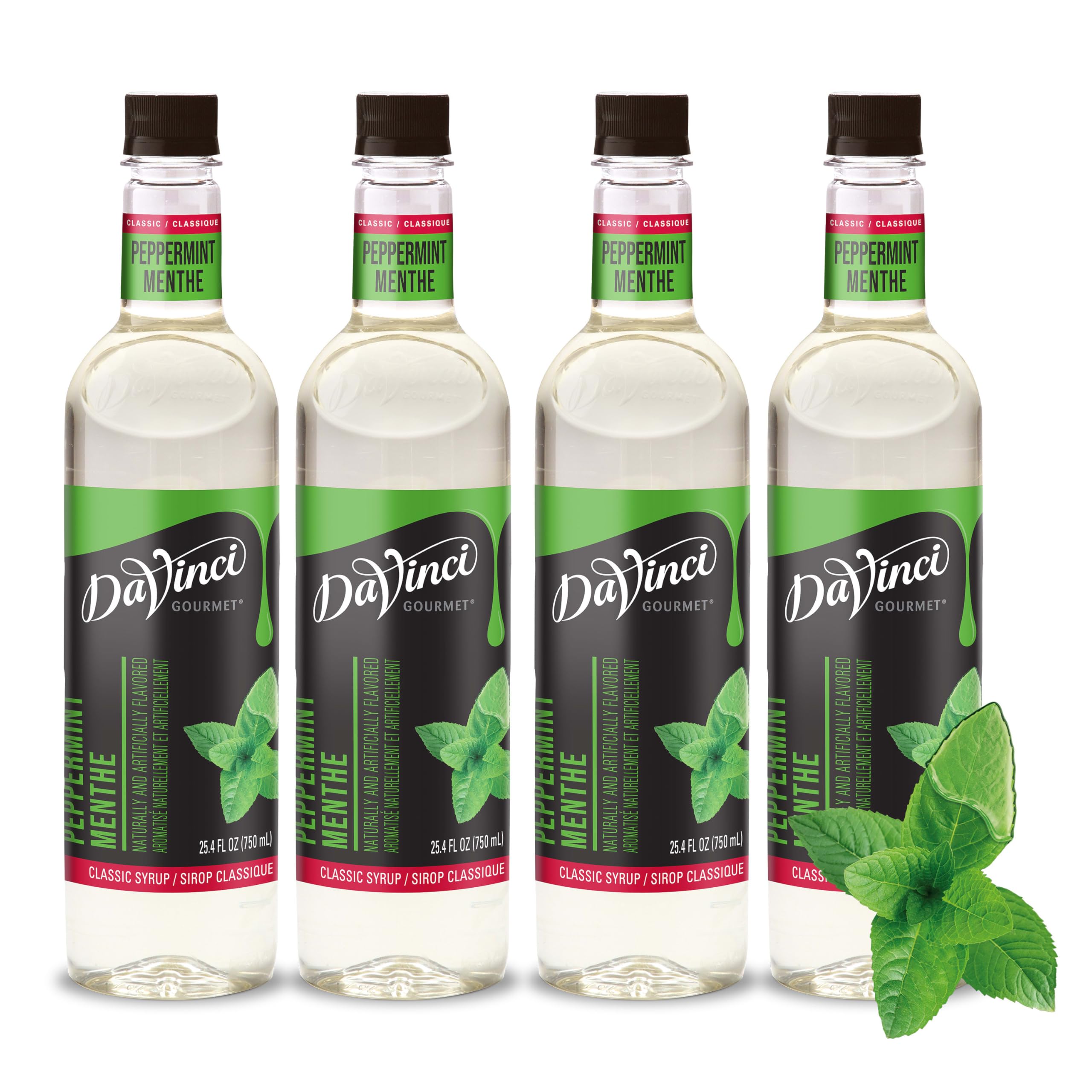 DaVinci Gourmet Classic Peppermint Syrup bottle for premium beverages