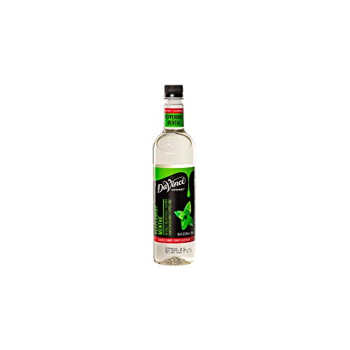 Pour shot of DaVinci Gourmet Peppermint Syrup over coffee for a refreshing twist