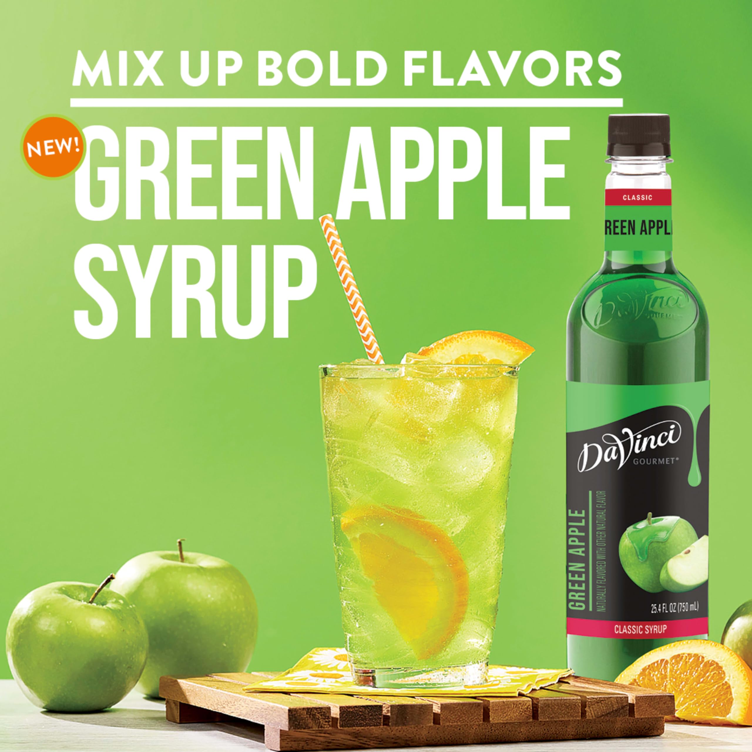 Coffee mix use for flavor depth and subtle apple lift.
