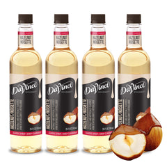 DaVinci Gourmet Hazelnut Syrup bottle ready for coffee flavor enhancement