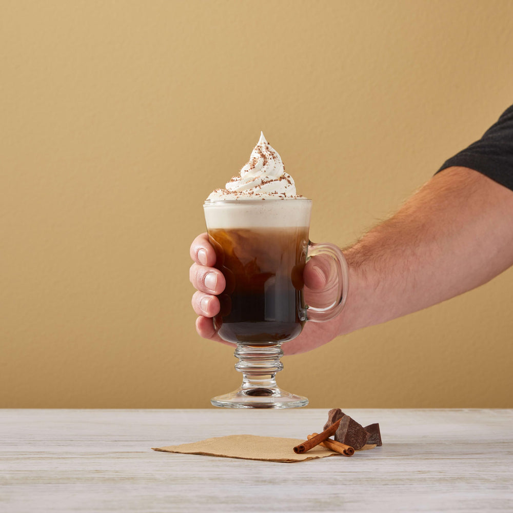 DaVinci Gourmet Naturals Irish Cream syrup enriching a milkshake with creaminess