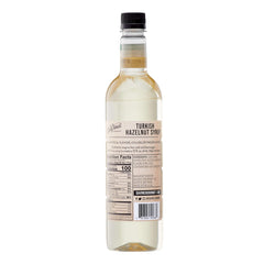 DaVinci Gourmet Naturals Turkish Hazelnut Syrup pour over iced coffee aroma