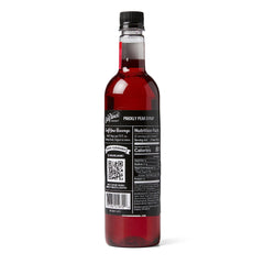 DaVinci Gourmet Prickly Pear Syrup being poured into a glass.