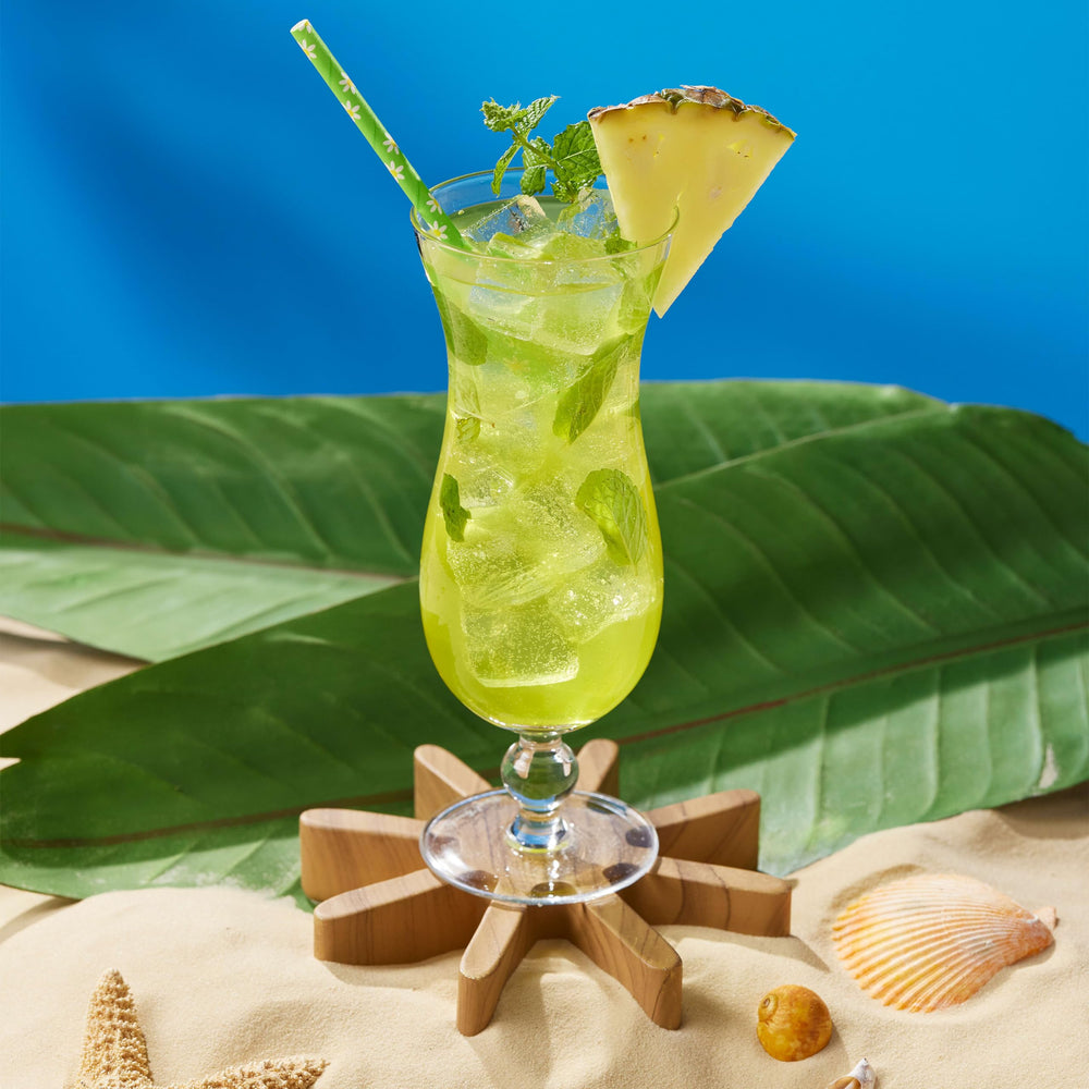 Key ingredients include pure cane sugar and natural flavors in the syrup.