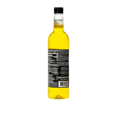 DaVinci Gourmet Sugar-Free Banana Syrup bottle pouring demonstrates easy mix for hot or cold drinks