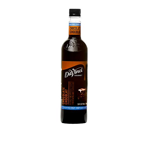 DaVinci Gourmet Sugar Free Chocolate Syrup in a coffee mug creates indulgent café-style drinks