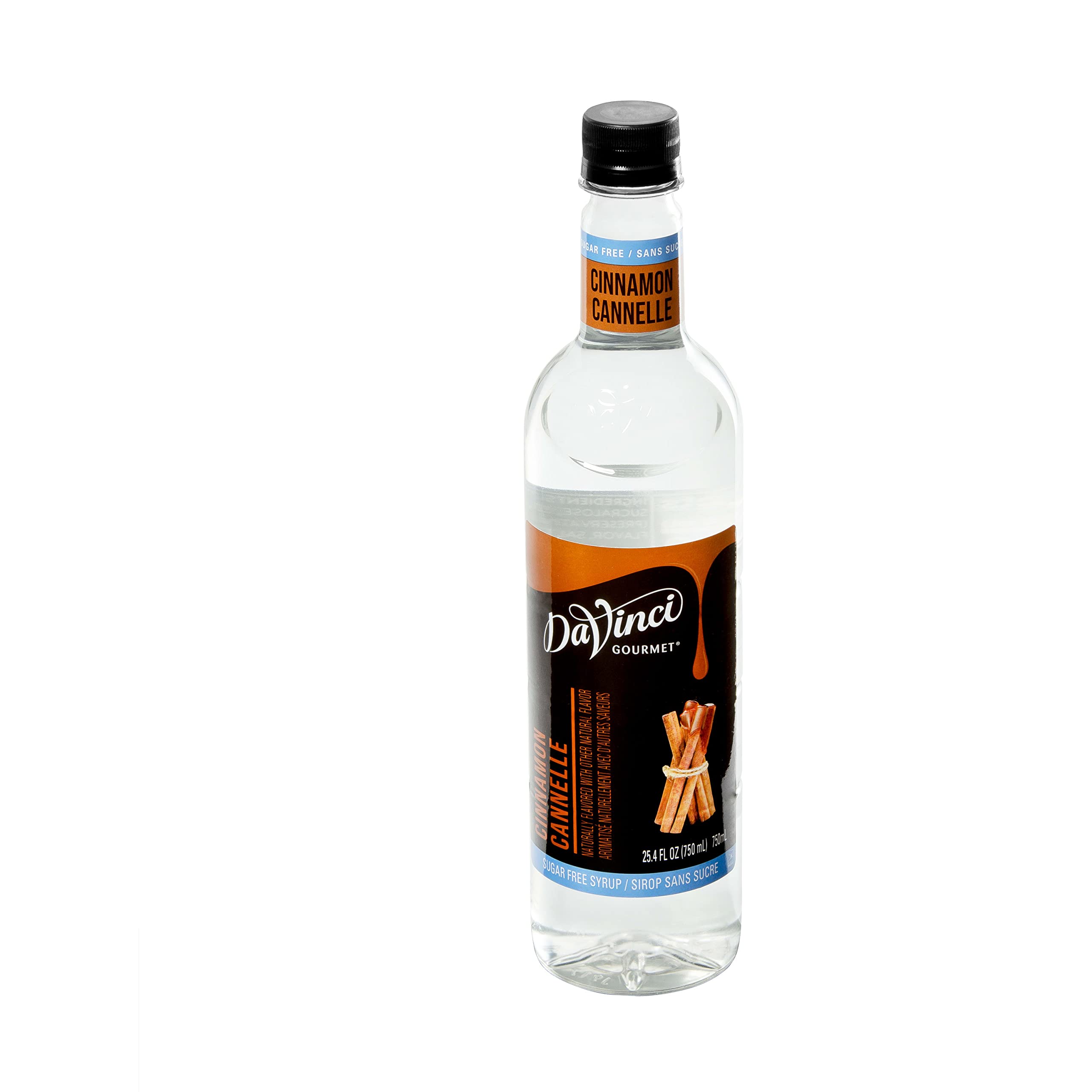 DaVinci Gourmet Sugar-Free Cinnamon Syrup drizzle on desserts for fragrant spice.