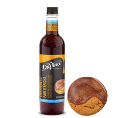DaVinci Gourmet Sugar-Free Gingerbread Syrup bottle adds cozy flavor to coffee.