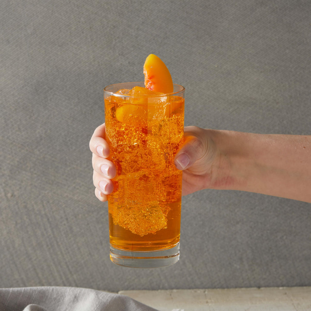 DaVinci Gourmet Sugar Free Peach Syrup keto-friendly option for flavorful beverages.