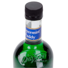 DaVinci Gourmet Sugar Free Peppermint Paddy drizzled over a chocolate dessert.