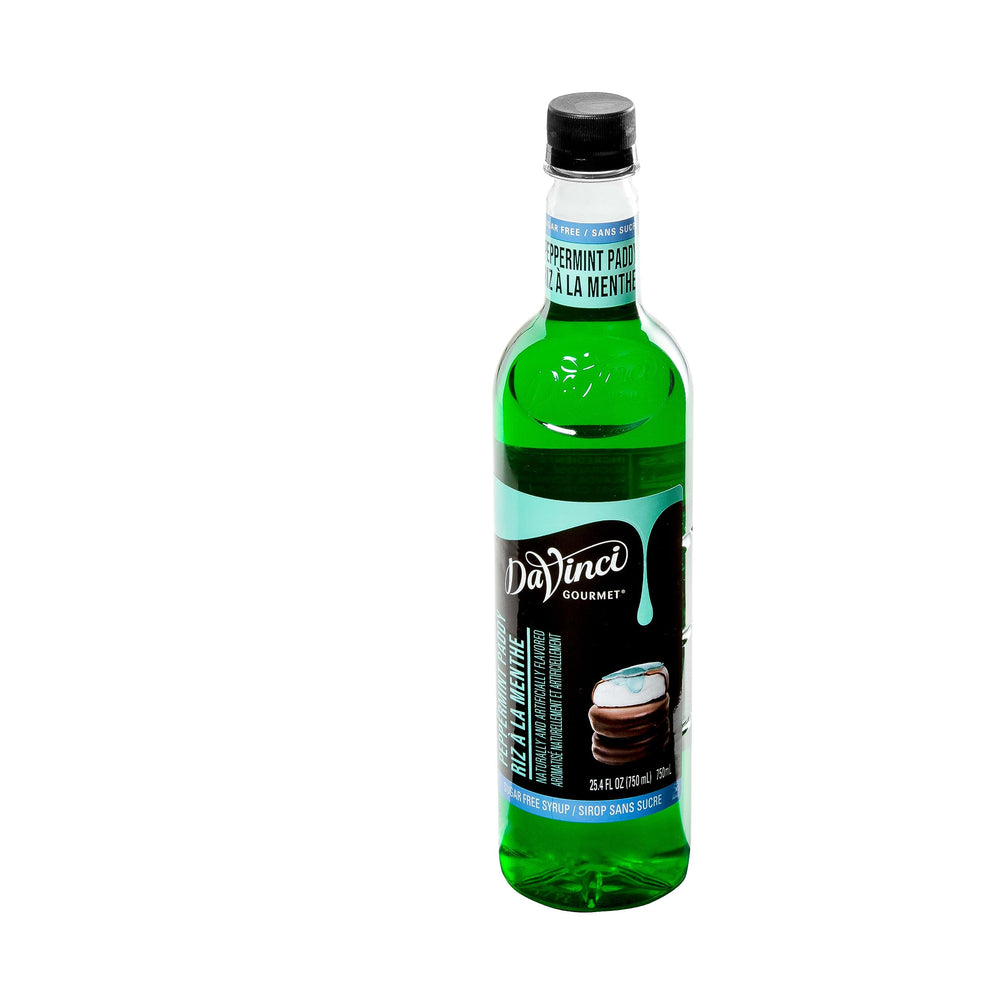 DaVinci Gourmet Sugar-Free Peppermint Paddy syrup 4-pack ideal for home bar creativity.