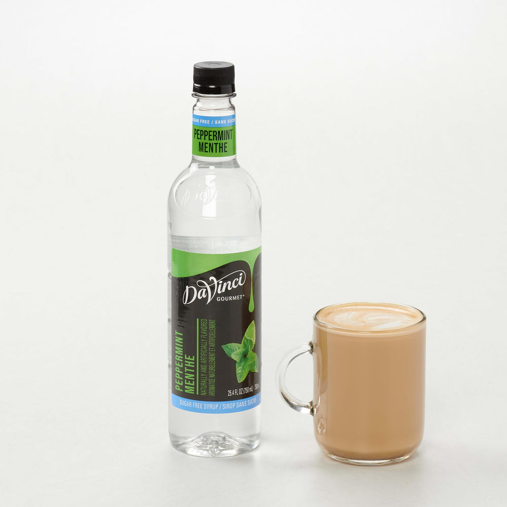 DaVinci Gourmet Sugar-Free Peppermint Syrup for cocktails or mocktails