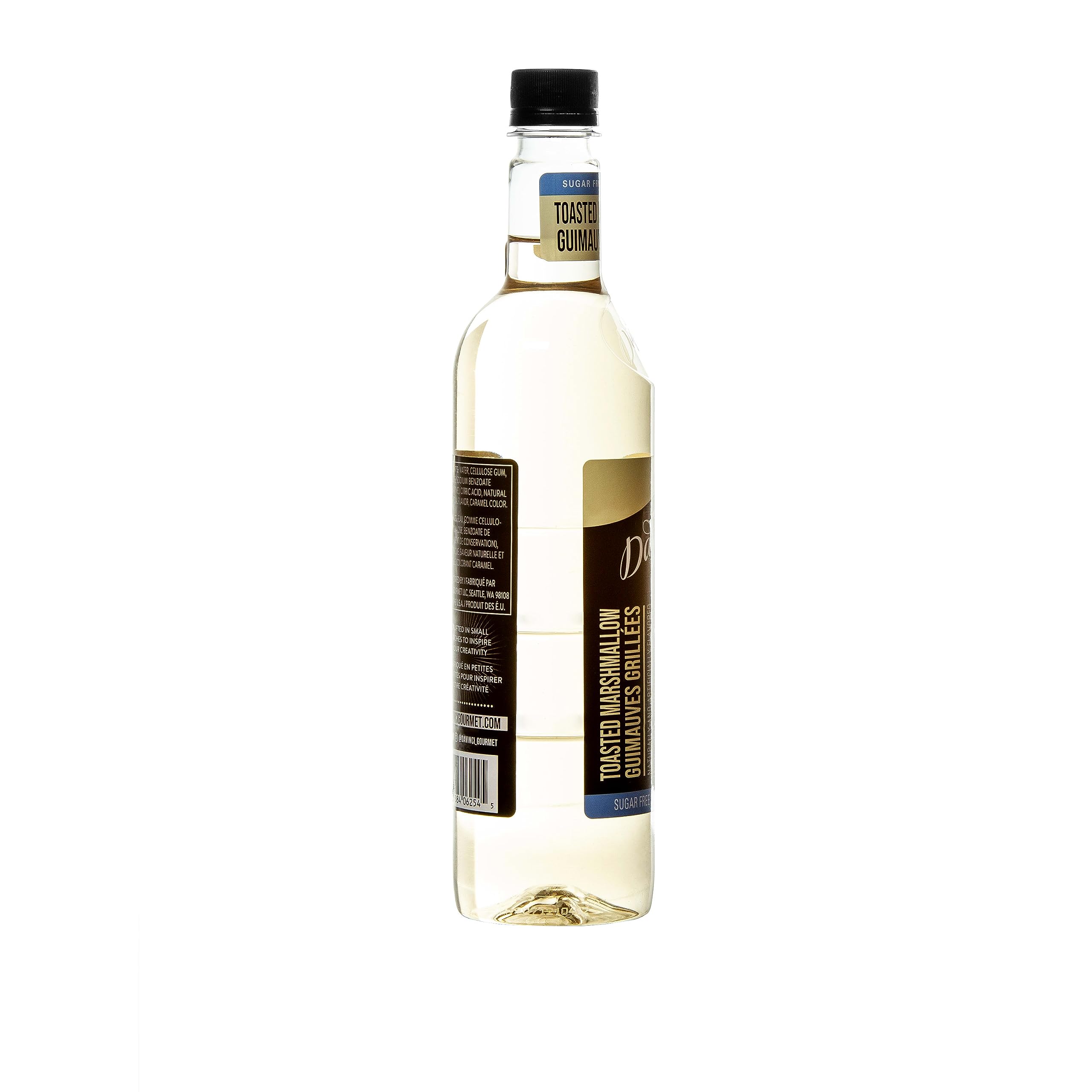 DaVinci Gourmet Sugar-Free Toasted Marshmallow syrup kitchen-use for creative beverages.