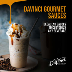DaVinci Gourmet White Chocolate Sauce drizzle over whipped cream