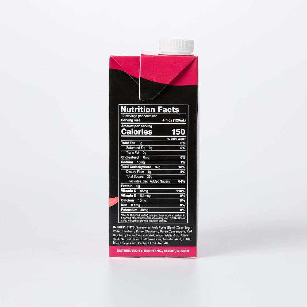DaVinci Gourmet Wildberry Blast ingredients close-up with fresh berries.