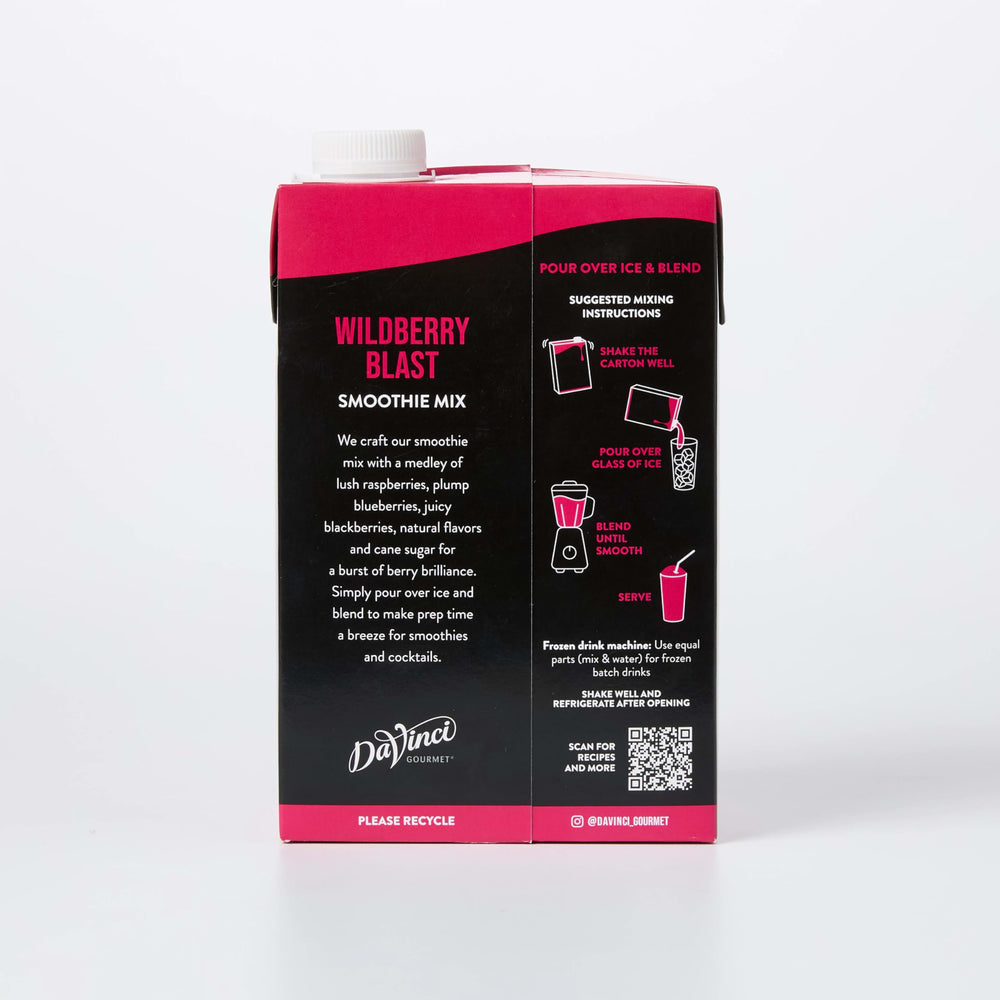 DaVinci Gourmet Wildberry Blast base used for easy berry desserts.
