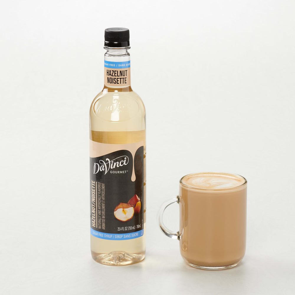DaVinci sugar-free hazelnut syrup drizzle over desserts for hazelnut aroma