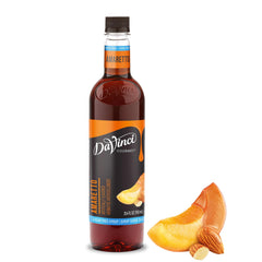 DaVinci Gourmet sugar-free amaretto bottle – authentic almond flavor for beverages