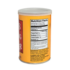 Davis baking powder label close-up highlights gluten-free and vegan options.