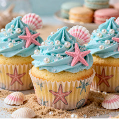 Dazzjoy white pearl sprinkles on cake add elegant texture and shine.