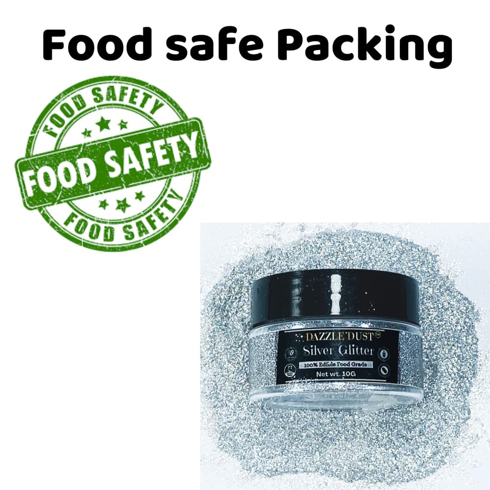 Dazzle Dust Silver bulk pack for party-ready decorations