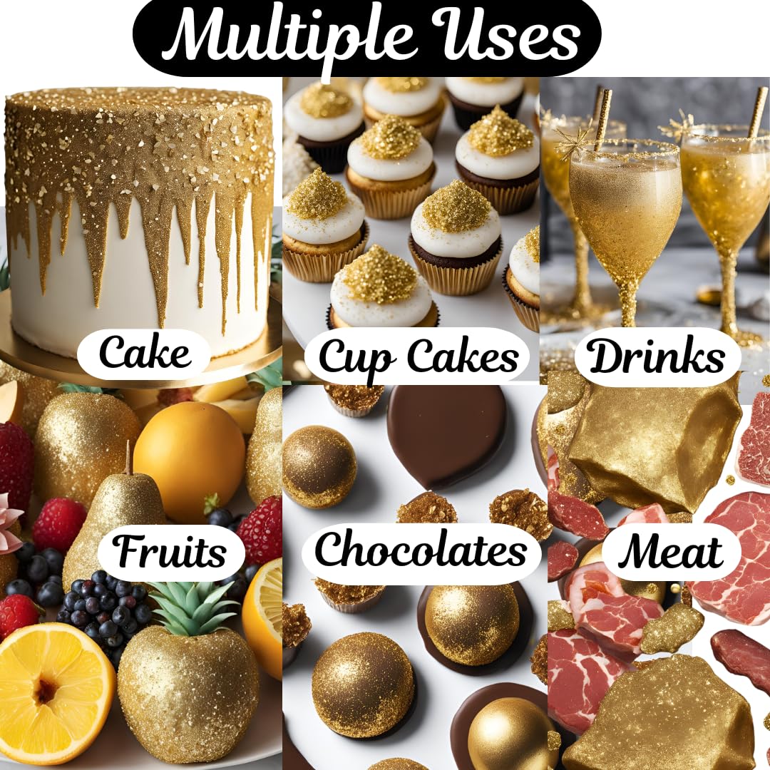 Dazzle Dust Silver sprinkle application for even shimmer