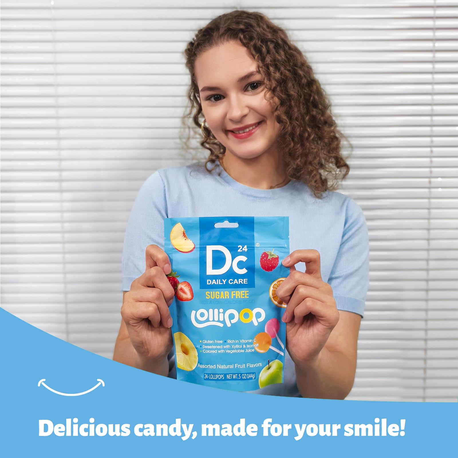 Eco-friendly DC24 paper sticks emphasize safe, sustainable snacking.