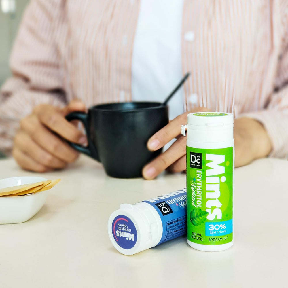 DC24 DAILY CARE keto-friendly mint profile for sugar-free diet.