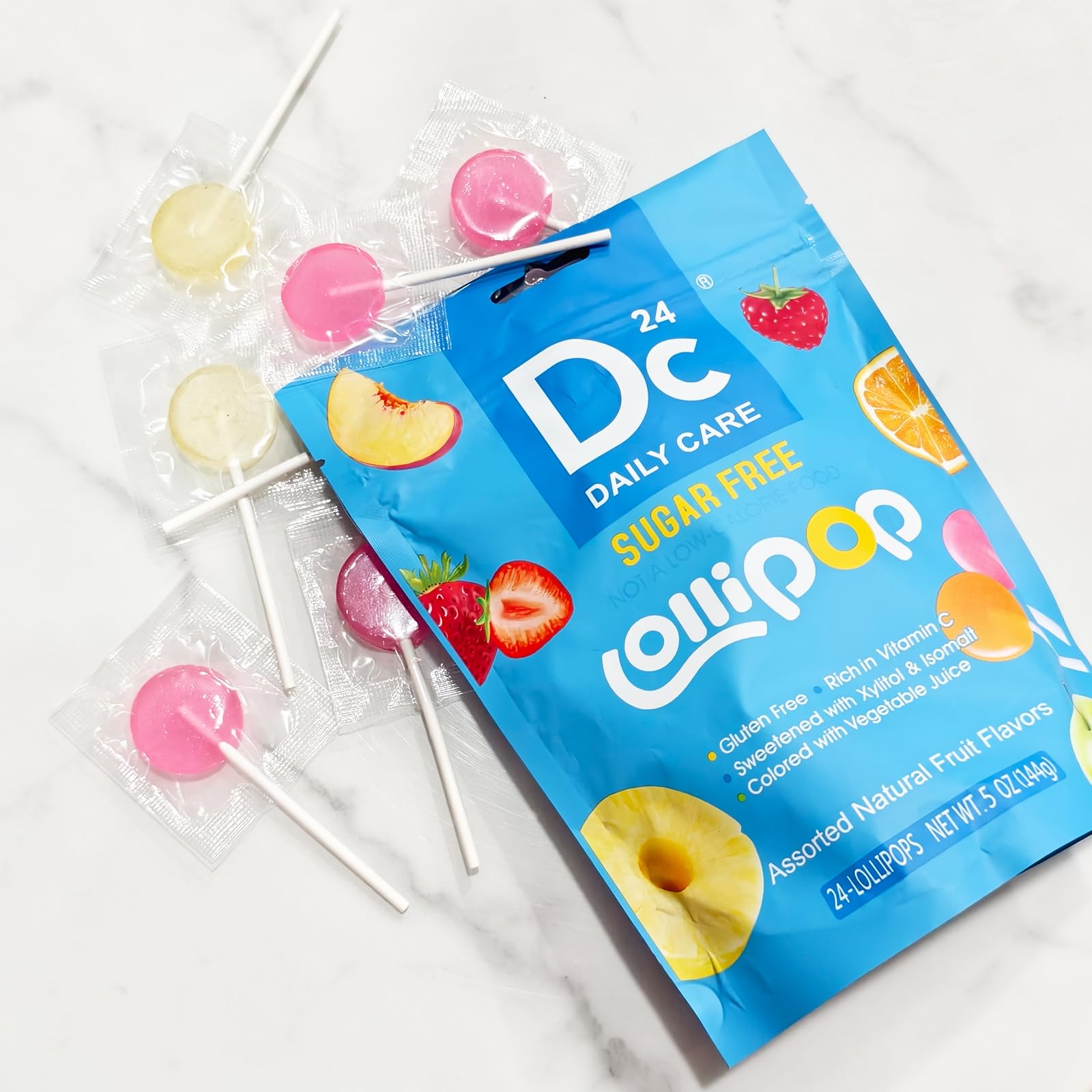 Kids enjoying DC24 lollipops after meals creates a pleasant, enamel-friendly snack.