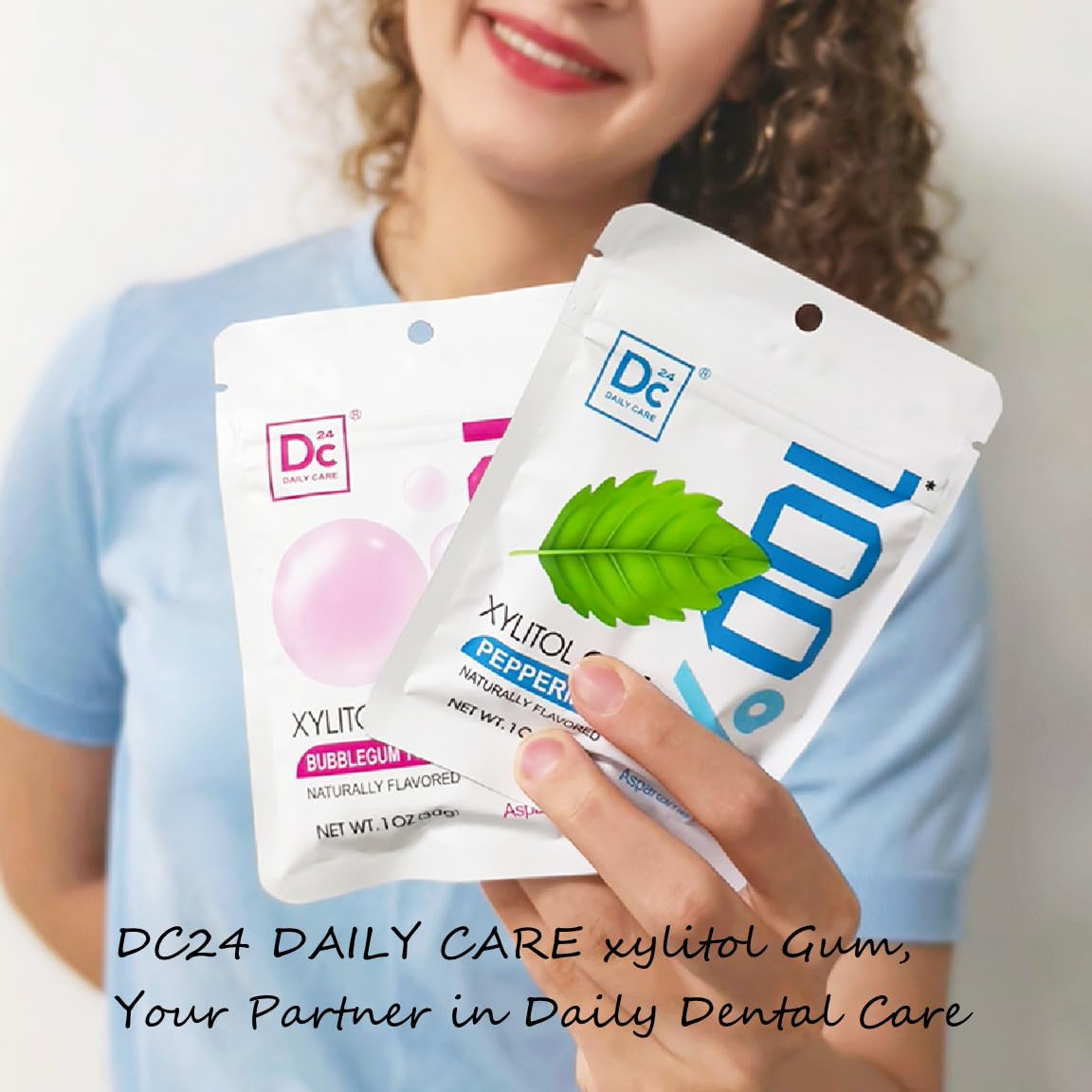DC24 DAILY CARE natural flavors gum close-up