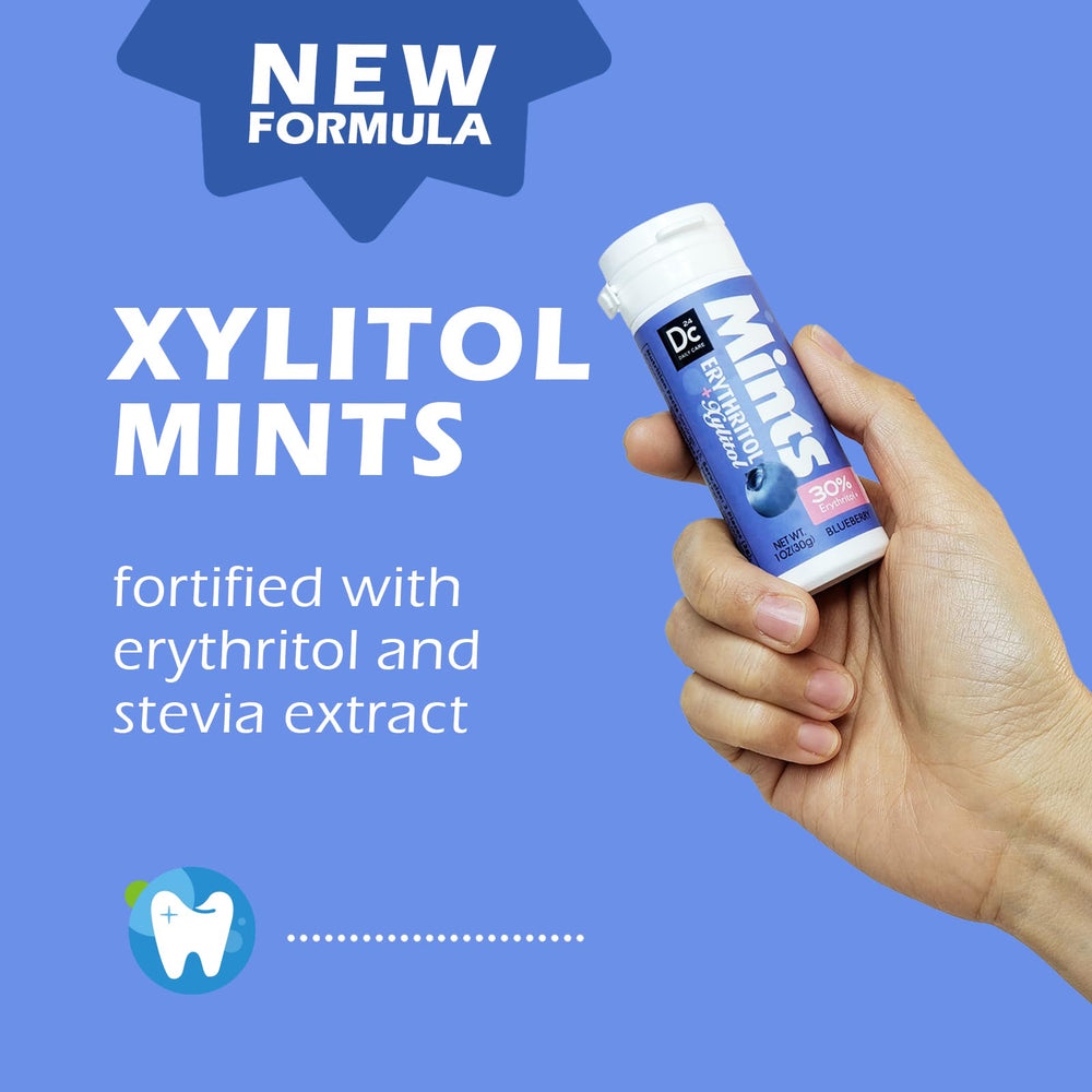 DC24 Daily Care mint tubes for on-the-go freshness, fits purses and pockets.