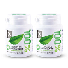 DC24 Daily Care gum pack front showing two-bottle set for on-the-go freshness