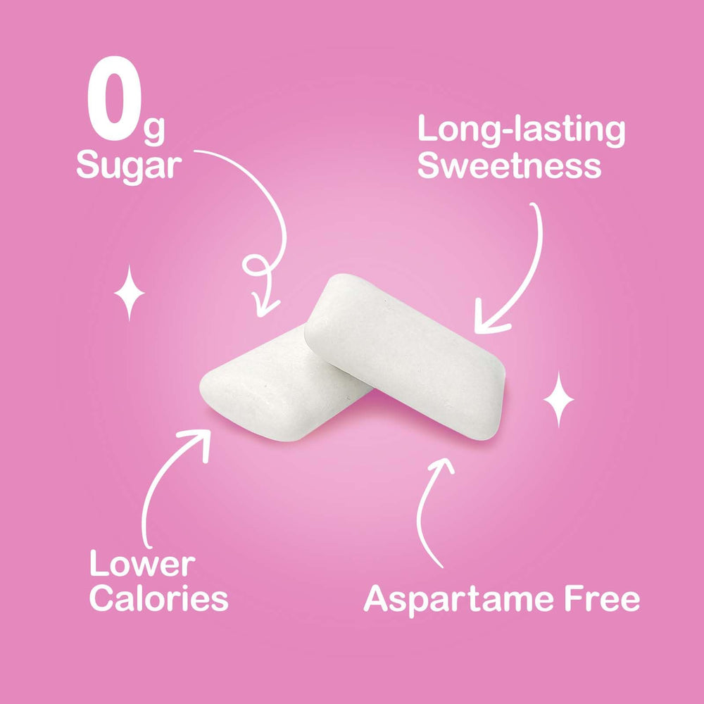 DC24 Daily Care Watermelon gum with sugar-free formulation.
