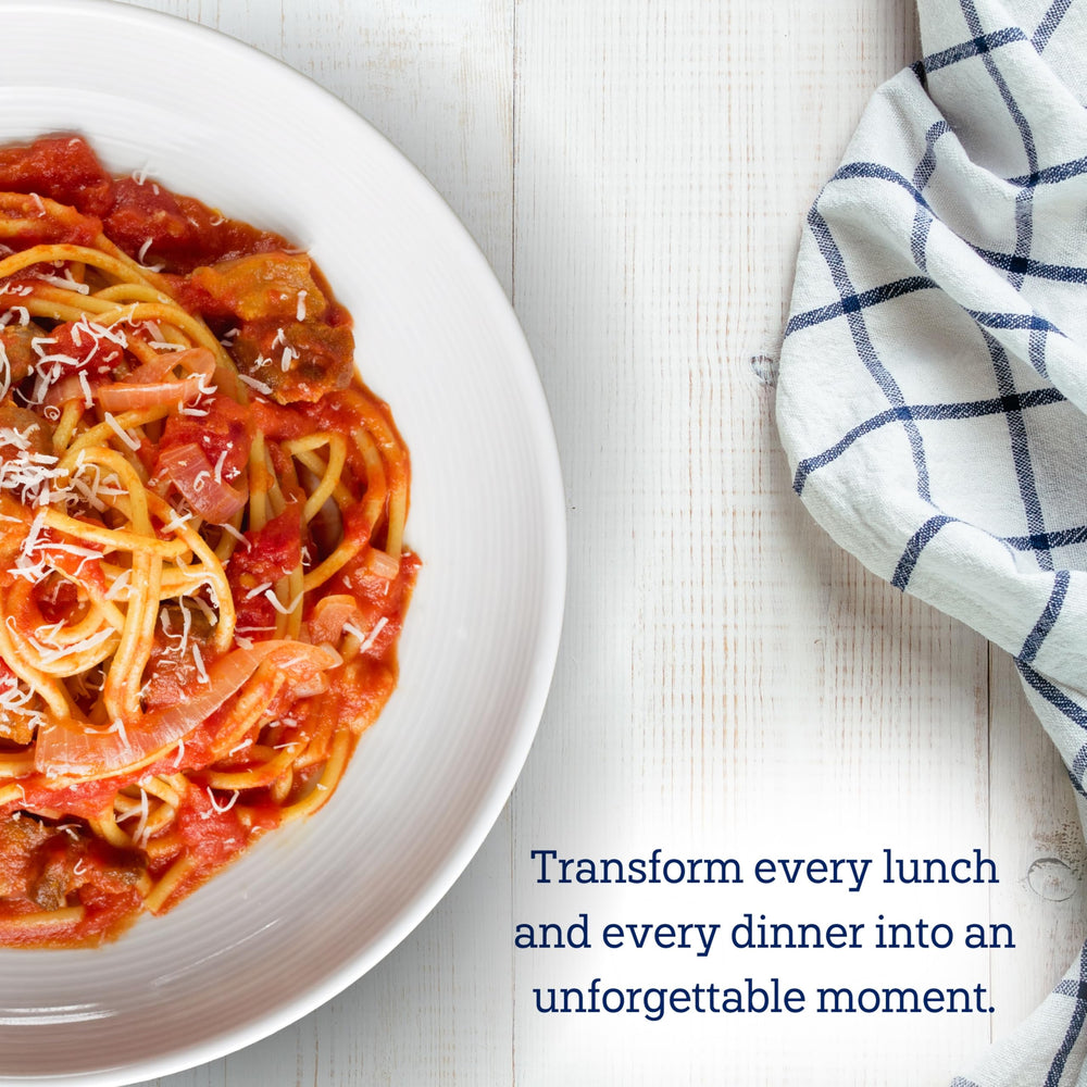 De Cecco Bucatini No. 15 pairs with tomato-based sauce ideas.
