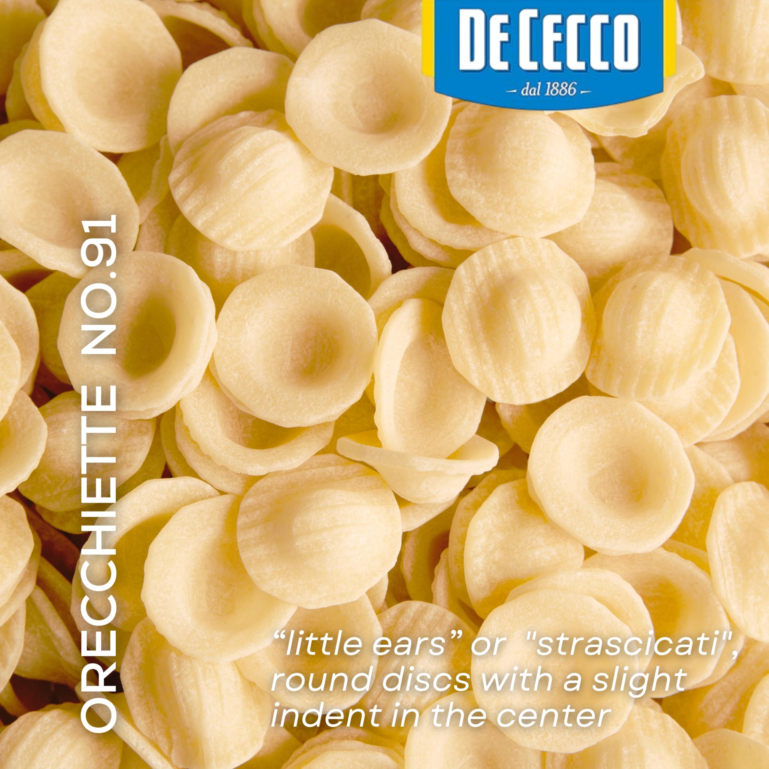 De Cecco durum wheat pasta ingredients emphasize firm bite
