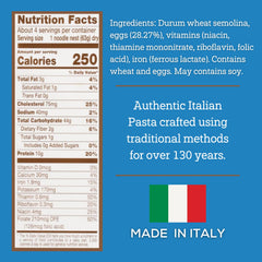 De Cecco Egg Pappardelle No. 101 wide ribbons capture thick sauces beautifully.