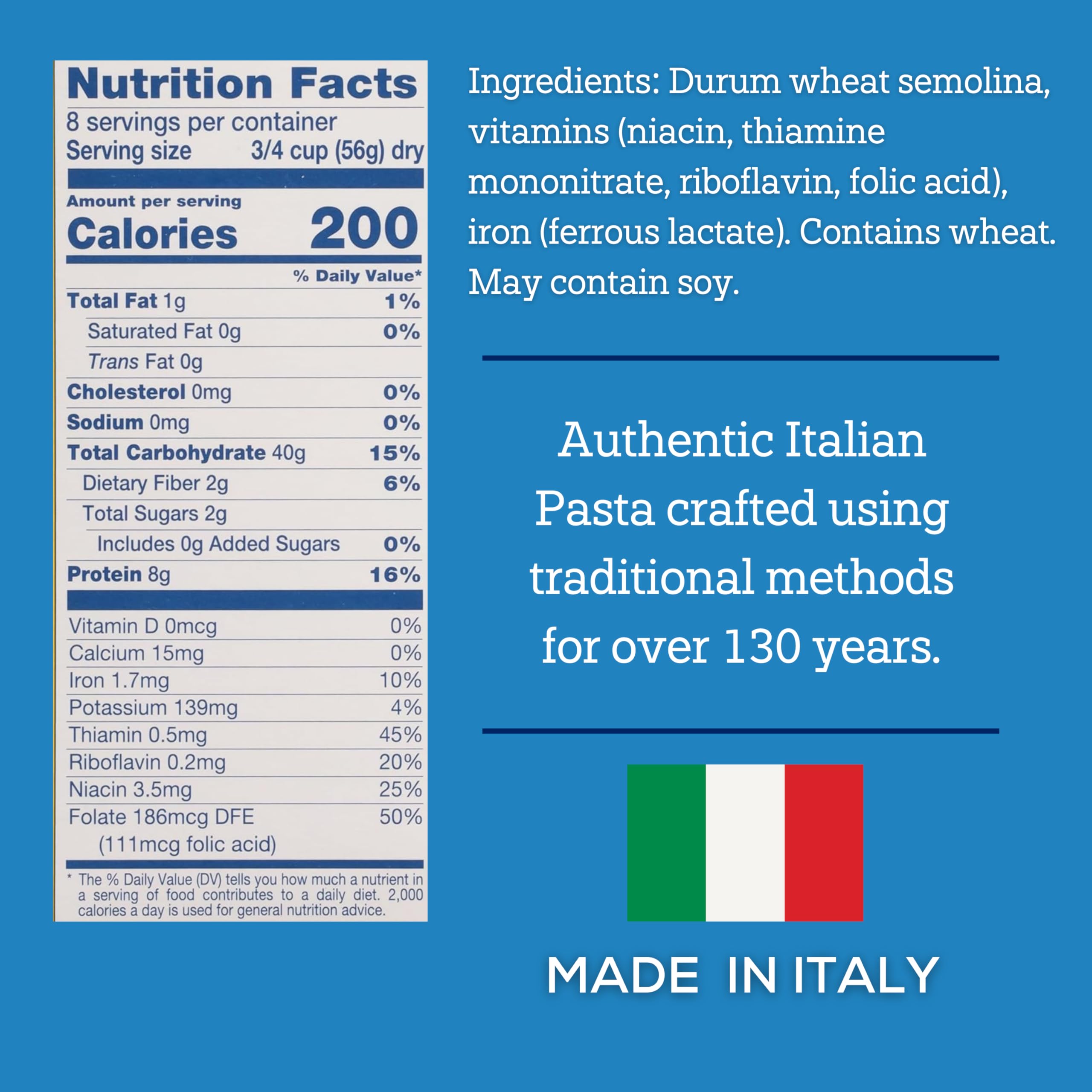 De Cecco Farfalle No 93 bronze-drawn surface helps sauce cling.