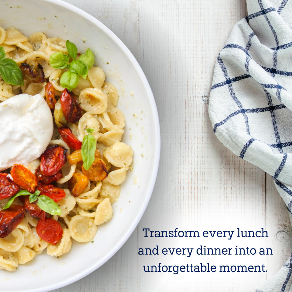 Pasta from De Cecco cooks al dente and pairs with bold sauces