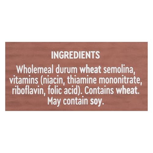 Ridges on De Cecco Penne Rigate Whole Wheat close-up, ideal for clingy sauces.