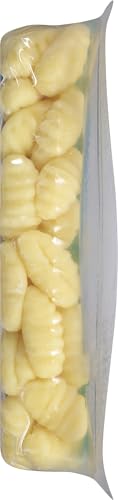 Gnocchi plated with a rich sauce, ready to serve.