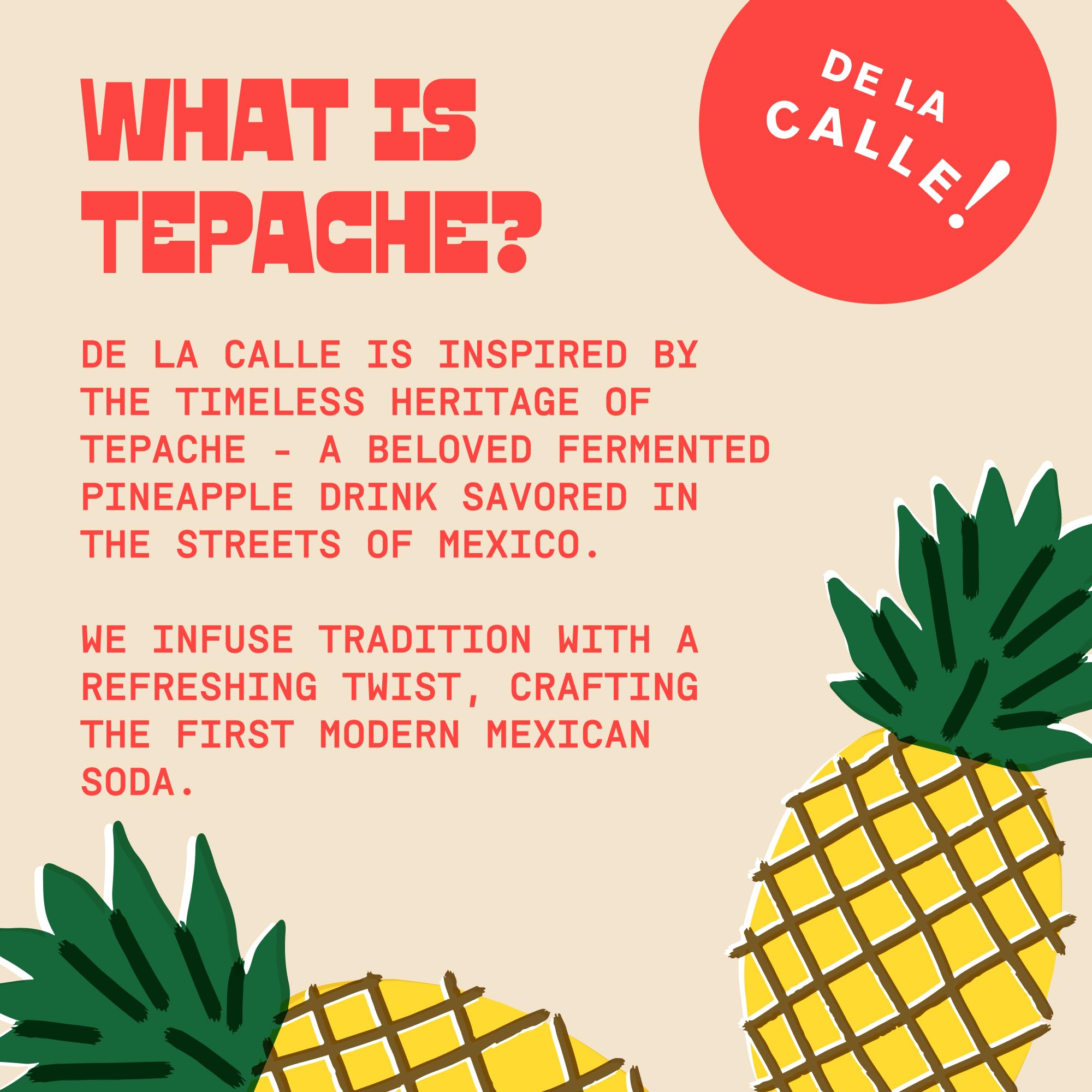 De La Calle Mango Chili Tepache served cool at a sunny brunch.