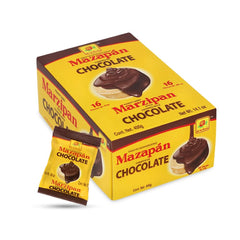 De la Rosa chocolate-covered mazapan delivers a crispy-creamy bite, ideal for gifting or sharing.