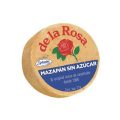 De la Rosa Mazapan Sugar Free Peanut Candy showcased; compact pack for on-the-go enjoyment.