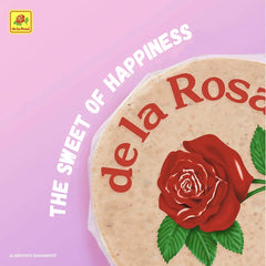 De la Rosa mazapan texture detail shows melt-in-mouth bite and gentle sweetness.
