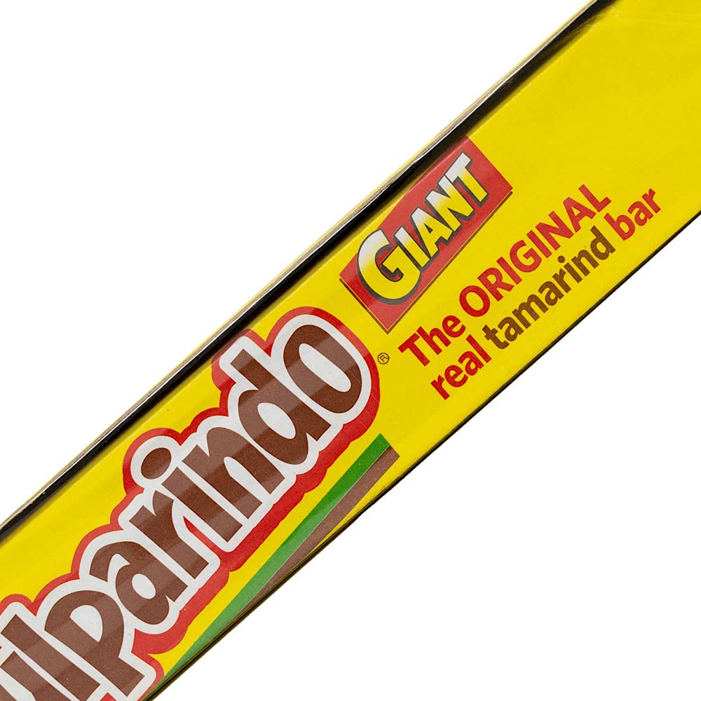 De la Rosa Pulparindo giant original snack idea promotes on-the-go enjoyment.