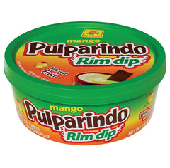 De La Rosa Pulparindo Rim Dip Paste in a jar, enhances cocktails with real fruit flavor.
